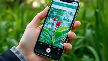 person-using-plant-identification-app-outdoors